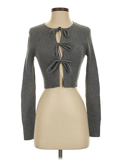 Pre-owned Wild Fable Cardigan Sweater In Gray