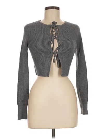 Pre-owned Wild Fable Cardigan Sweater In Gray