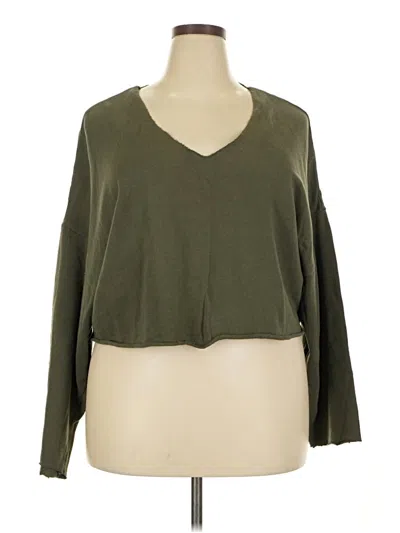 Pre-owned Wild Fable Cardigan Sweater In Green