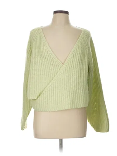 Pre-owned Wild Fable Cardigan Sweater In Green