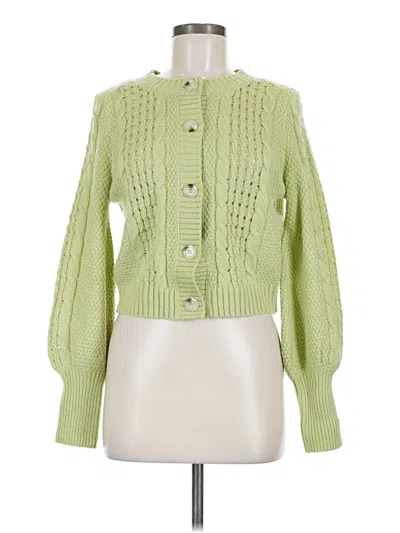 Pre-owned Wild Fable Cardigan Sweater In Green
