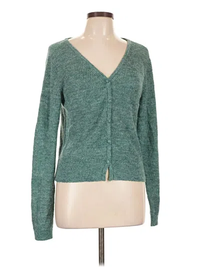 Pre-owned Wild Fable Cardigan Sweater In Green