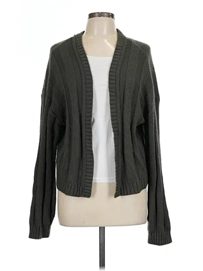 Pre-owned Wild Fable Cardigan Sweater In Green