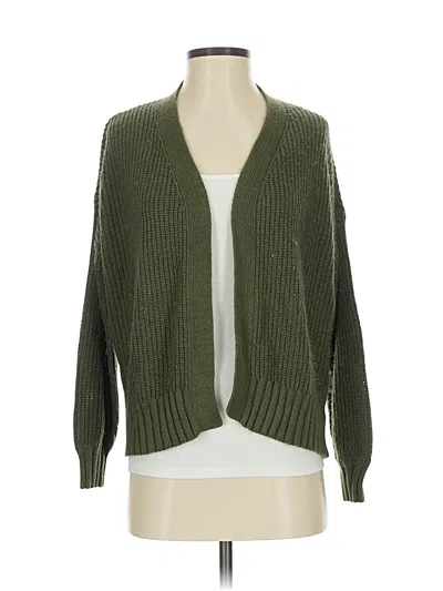 Pre-owned Wild Fable Cardigan Sweater In Green