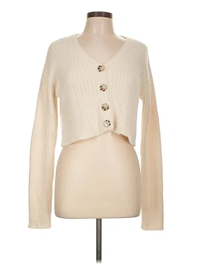 Pre-owned Wild Fable Cardigan Sweater In Ivory