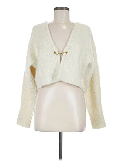 Pre-owned Wild Fable Cardigan Sweater In Ivory