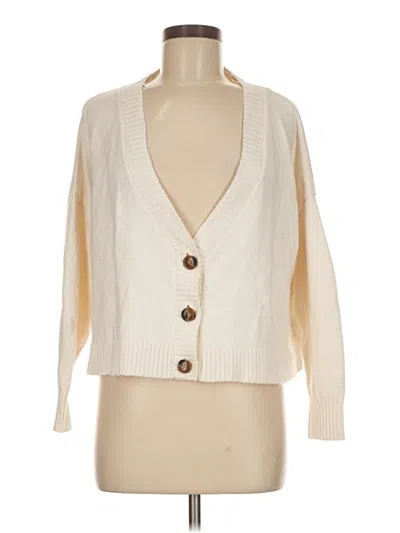 Pre-owned Wild Fable Cardigan Sweater In Ivory
