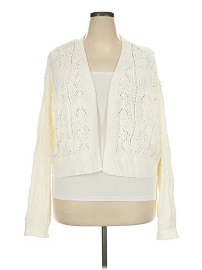 Pre-owned Wild Fable Cardigan Sweater In Ivory