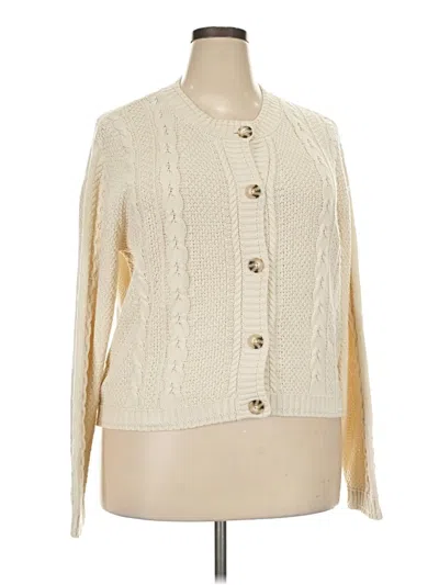 Pre-owned Wild Fable Cardigan Sweater In Ivory