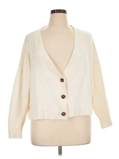 Pre-owned Wild Fable Cardigan Sweater In Ivory