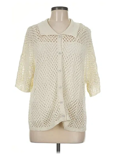 Pre-owned Wild Fable Cardigan Sweater In Ivory