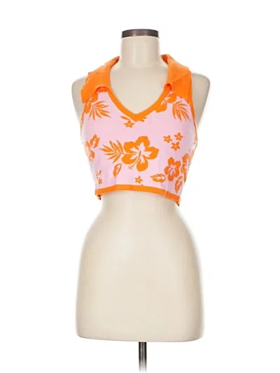 Pre-owned Wild Fable Cardigan Sweater In Orange