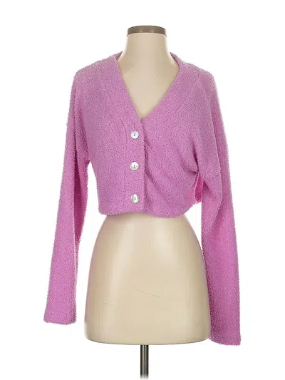 Pre-owned Wild Fable Cardigan Sweater In Pink