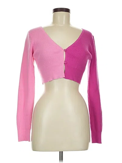 Pre-owned Wild Fable Cardigan Sweater In Pink