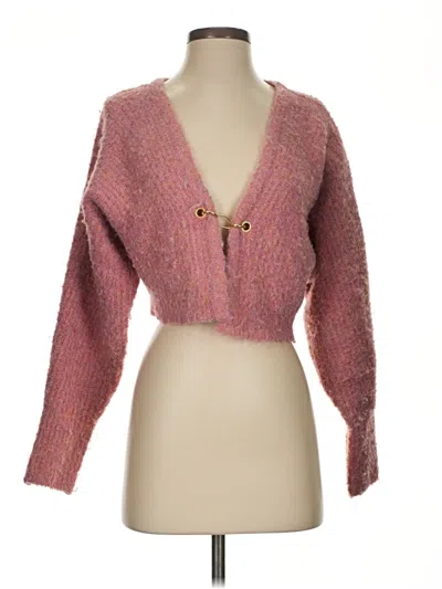 Pre-owned Wild Fable Cardigan Sweater In Pink