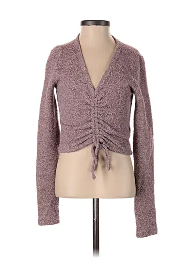 Pre-owned Wild Fable Cardigan Sweater In Purple