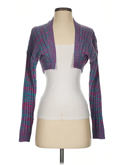 Pre-owned Wild Fable Cardigan Sweater In Purple