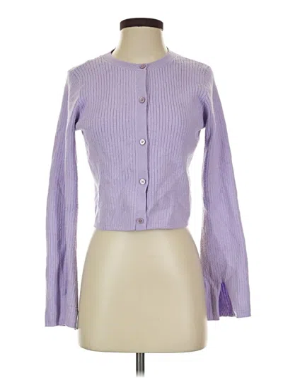 Pre-owned Wild Fable Cardigan Sweater In Purple