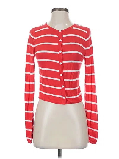 Pre-owned Wild Fable Cardigan Sweater In Red