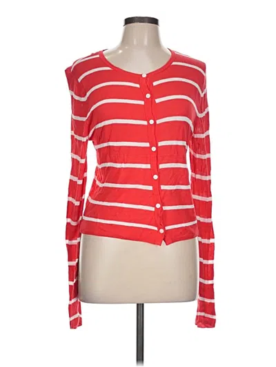 Pre-owned Wild Fable Cardigan Sweater In Red
