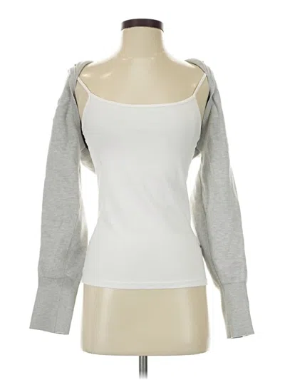 Pre-owned Wild Fable Cardigan Sweater In Silver