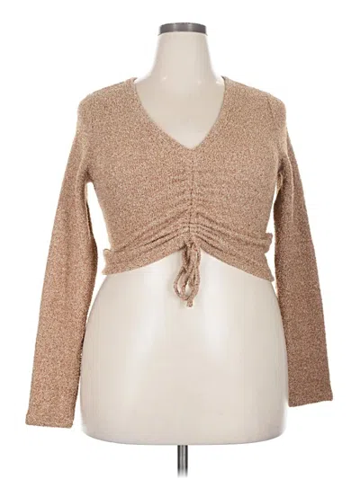 Wild Fable Cardigan Sweater In Tan