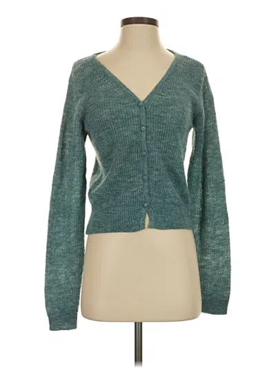 Pre-owned Wild Fable Cardigan Sweater In Teal