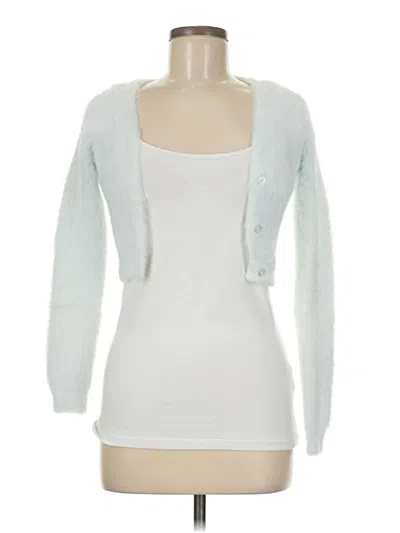 Pre-owned Wild Fable Cardigan Sweater In White