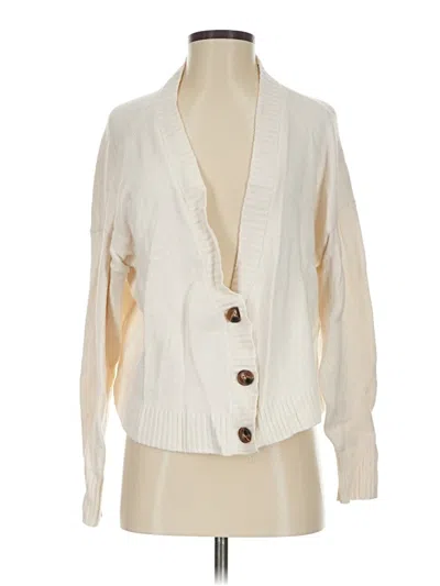 Pre-owned Wild Fable Cardigan Sweater In White