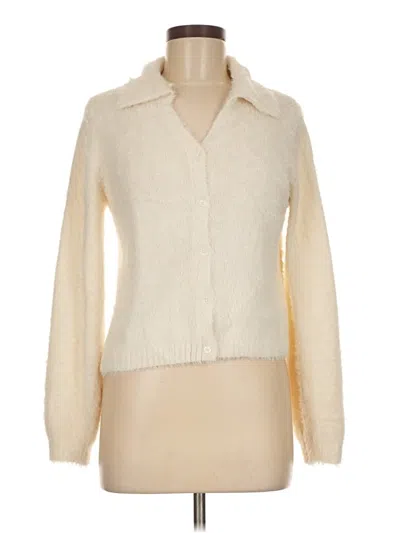 Pre-owned Wild Fable Cardigan Sweater In White