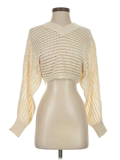 Pre-owned Wild Fable Cardigan Sweater In White