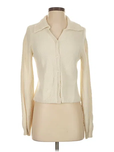 Pre-owned Wild Fable Cardigan Sweater In White