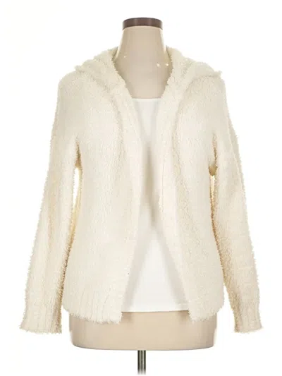 Pre-owned Wild Fable Cardigan Sweater In White