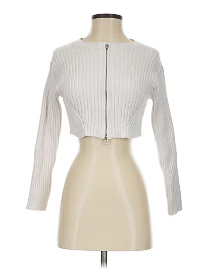Pre-owned Wild Fable Cardigan Sweater In White