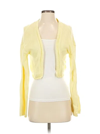 Pre-owned Wild Fable Cardigan Sweater In Yellow