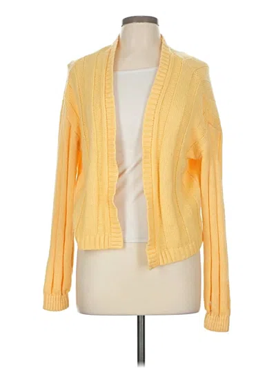 Pre-owned Wild Fable Cardigan Sweater In Yellow