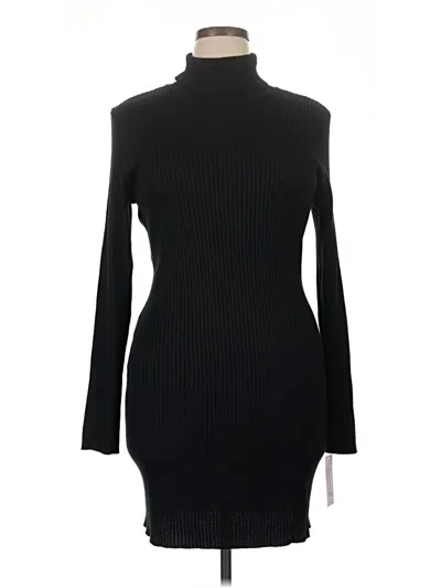 Wild Fable Casual Dress In Black