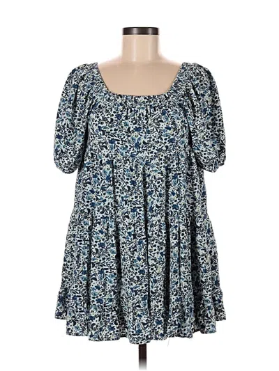 Pre-owned Wild Fable Casual Dress In Blue