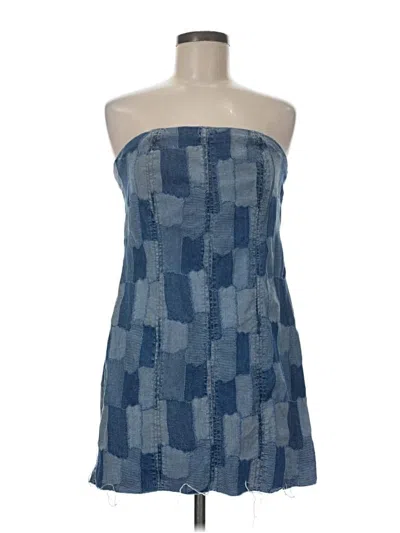 Pre-owned Wild Fable Casual Dress In Blue