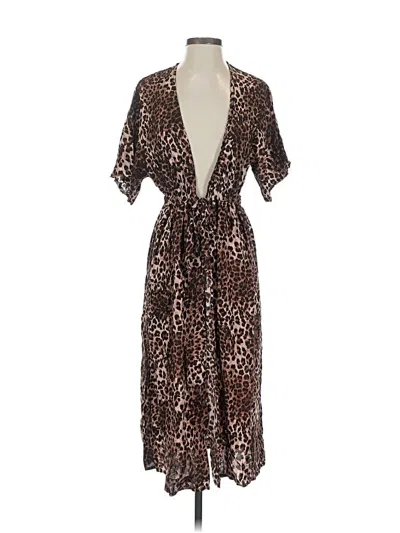 Pre-owned Wild Fable Casual Dress In Brown