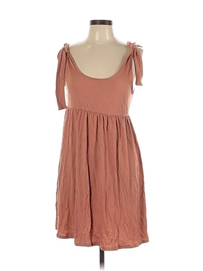 Pre-owned Wild Fable Casual Dress In Brown