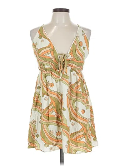 Pre-owned Wild Fable Casual Dress In Brown