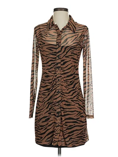 Pre-owned Wild Fable Casual Dress In Brown
