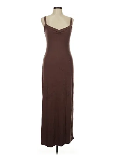 Pre-owned Wild Fable Casual Dress In Brown