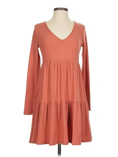 Pre-owned Wild Fable Casual Dress In Brown