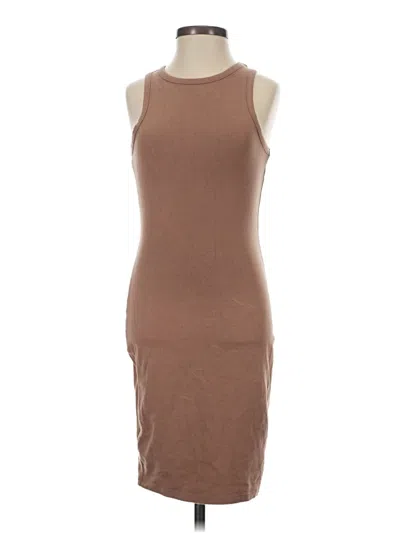 Pre-owned Wild Fable Casual Dress In Brown