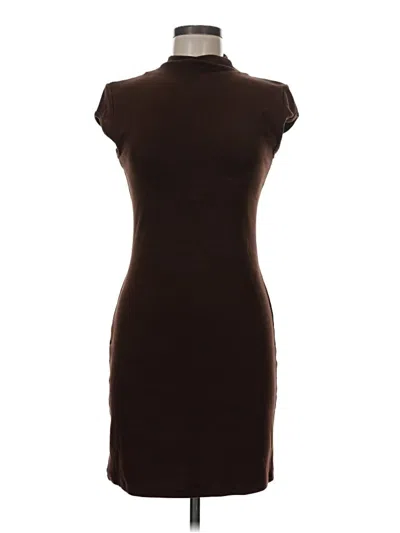 Pre-owned Wild Fable Casual Dress In Brown