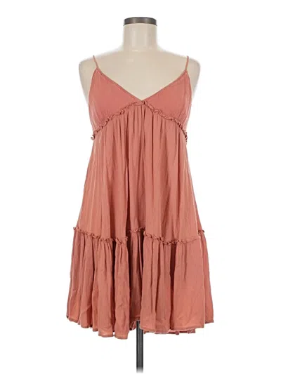 Pre-owned Wild Fable Casual Dress In Brown