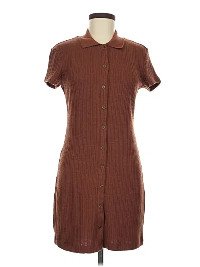 Wild Fable Casual Dress In Brown