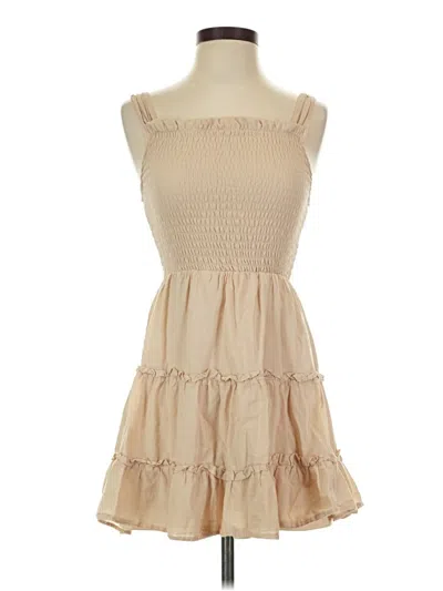 Pre-owned Wild Fable Casual Dress In Brown